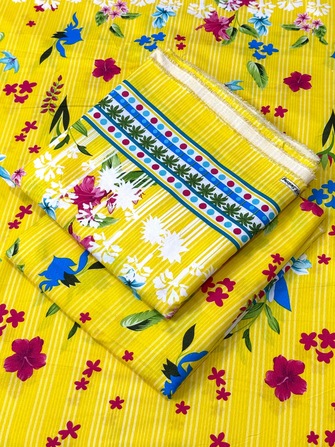 FLORAL PRINTED 2PC SUIT