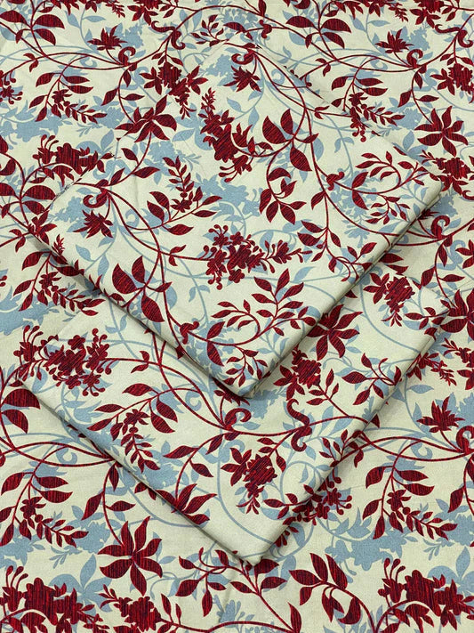 FLORAL PRINTED 2PC SUIT