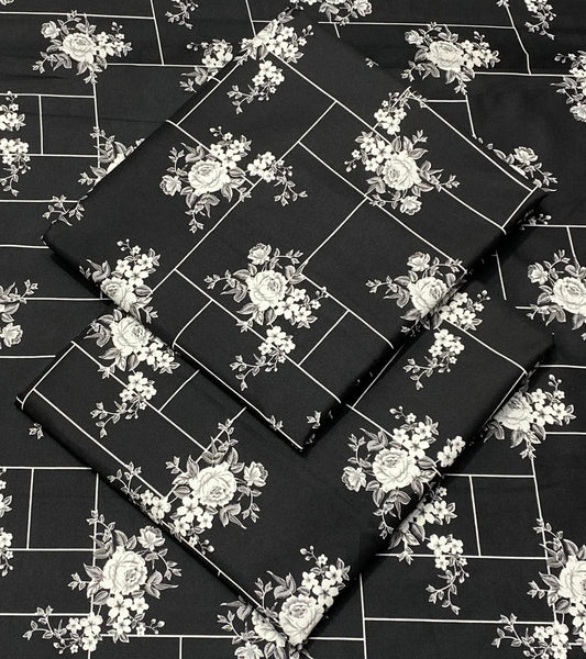 FLORAL PRINTED 2PC SUIT