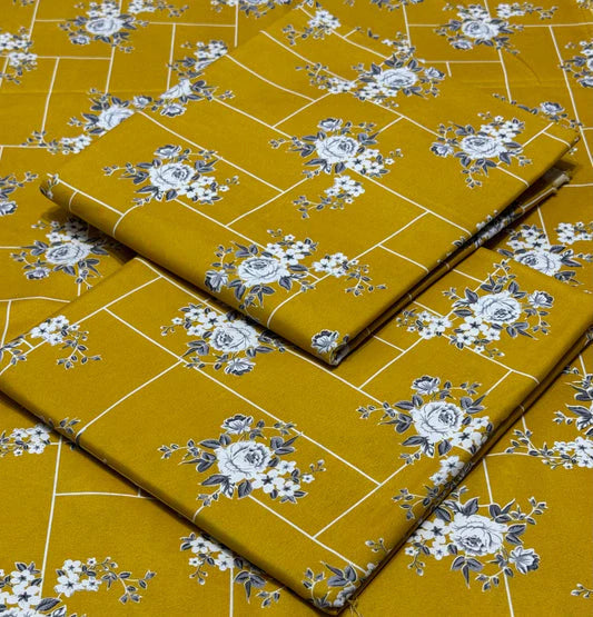 FLORAL PRINTED 2PC SUIT