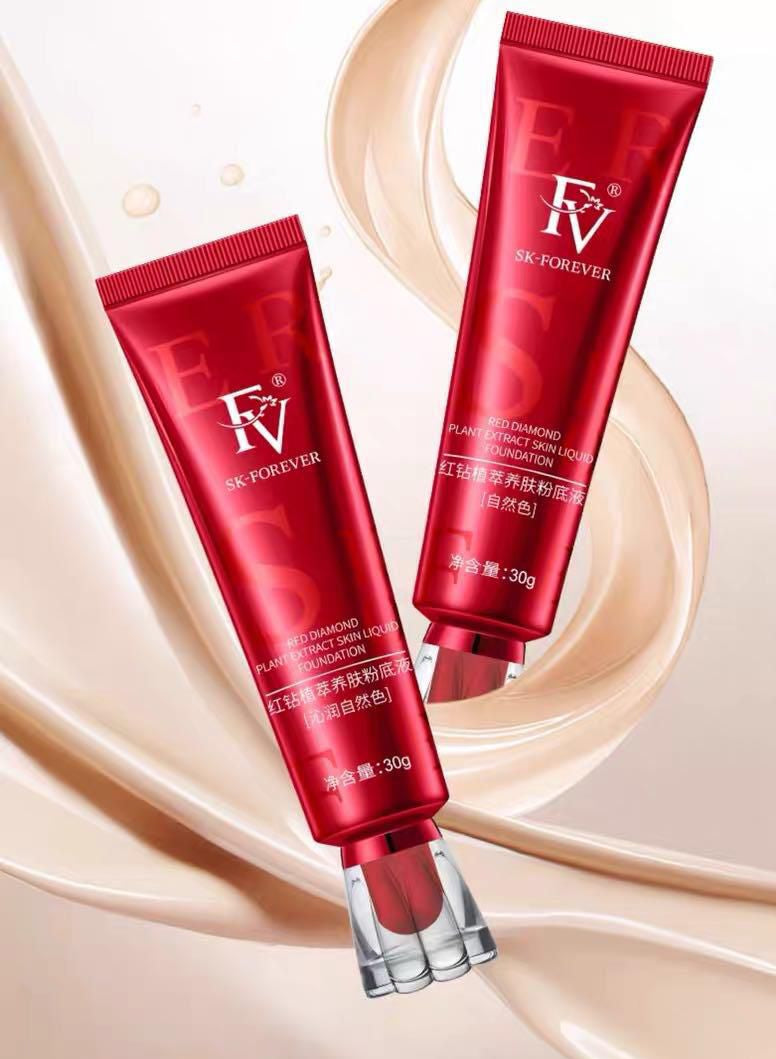FV SK-FOREVER Red Diamond Plant Extract Skin Liquid Foundation.