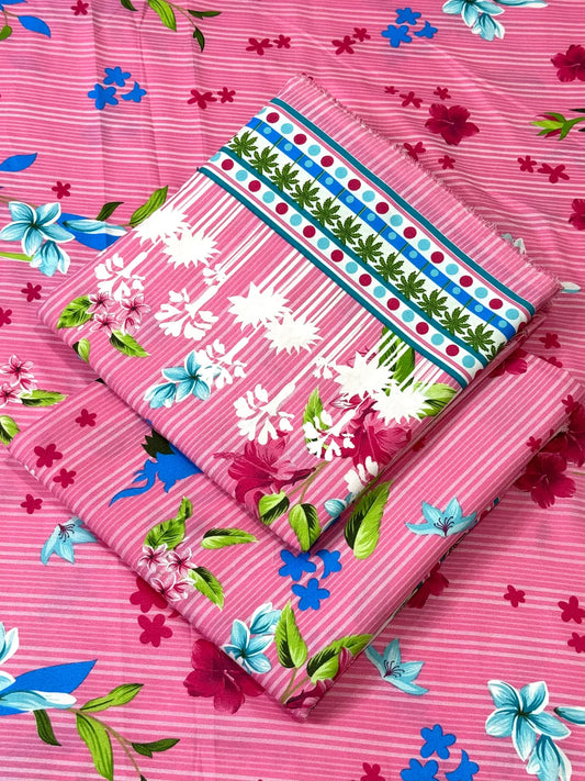 FLORAL PRINTED 2PC SUIT