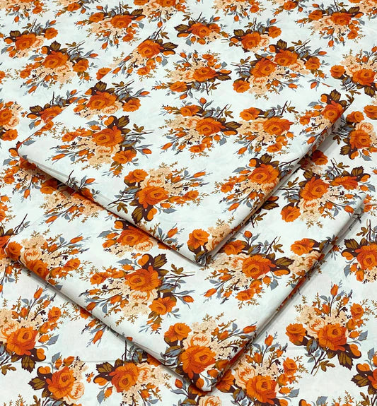 FLORAL PRINTED 2PC SUIT