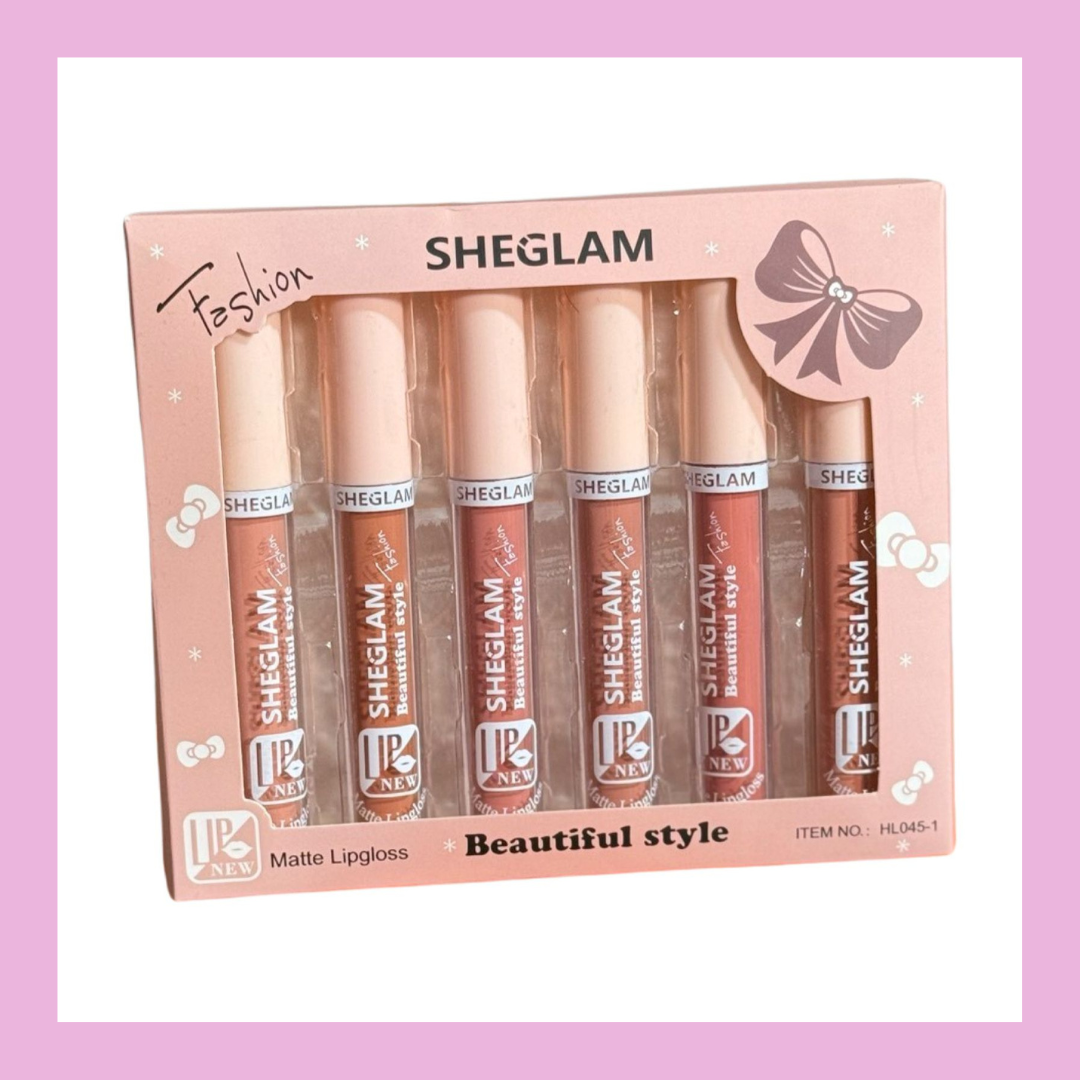 SHEGLAM Beautiful Style Lip Gloss Set (6Pic)
