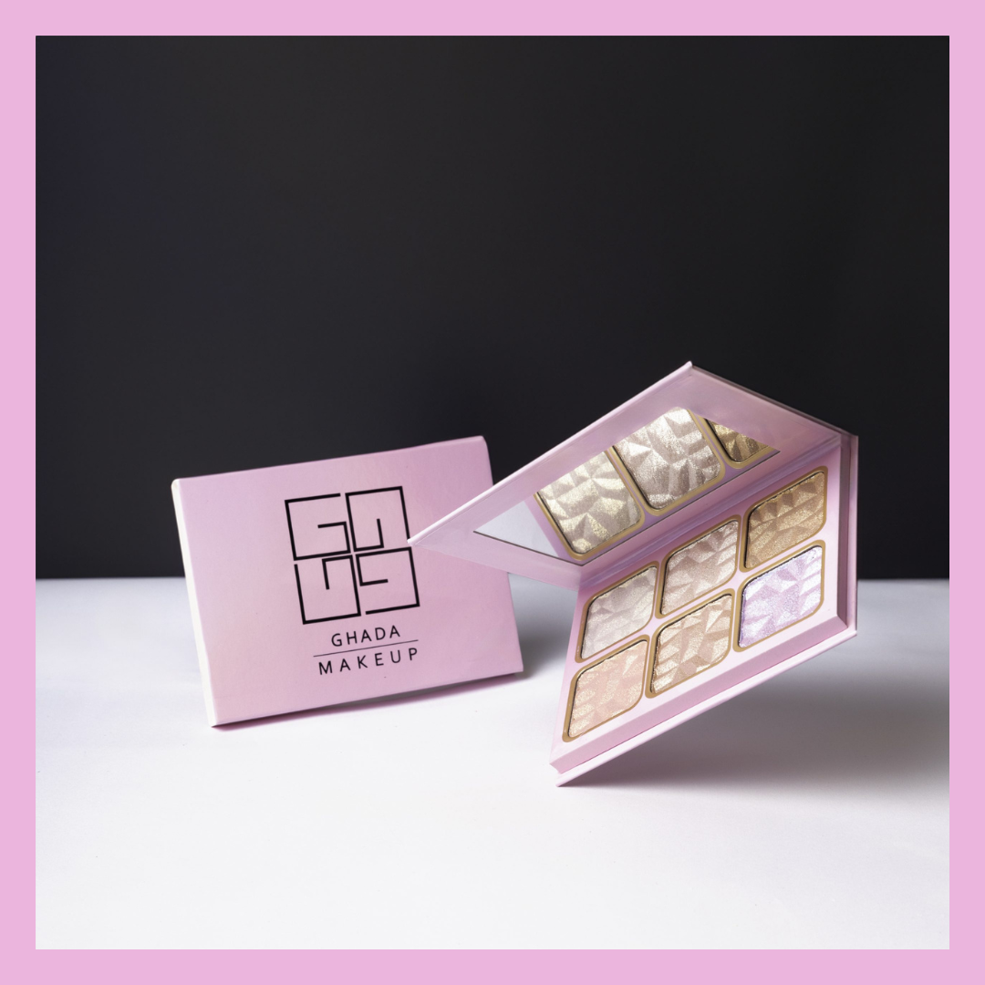 Ghada Makeup 6-Pan Highlighter Palette