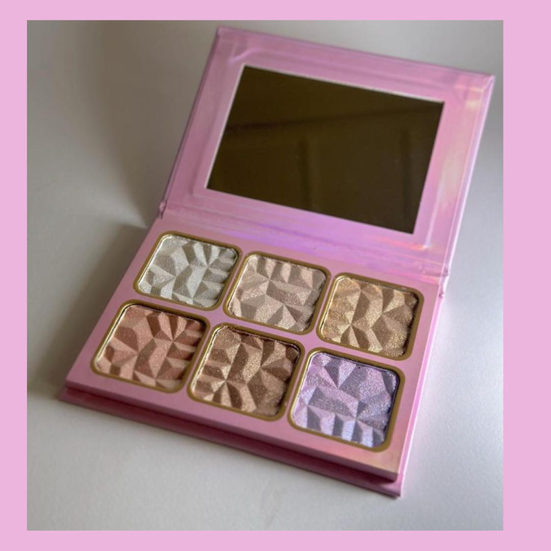 Ghada Makeup 6-Pan Highlighter Palette