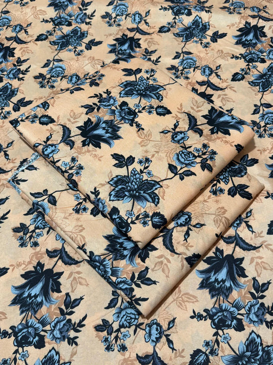 FLORAL PRINTED 2PC SUIT